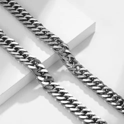 ICEEX 8MM Cuban Link Sterling Silver Bracelet -Iceex S76c88464b0a044e08ab91b97d7bc3f62B