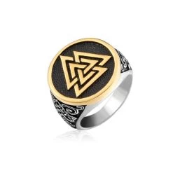 ICEEX Vintage Valknut Ring -Iceex S775b455f9be243b0a100c7cef54dc433i