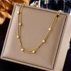 ICEEX 18k Gold Cubic Rope Necklace -Iceex S7833e421f5c849e39699ef9f546754a6R
