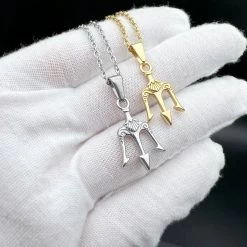 ICEEX Sphere Pendant Necklace (18k Gold / Sterling Silver) -Iceex S7c8e91a91cb94c0da51c28d9974ee3b6l