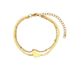 ICEEX 18k Gold Africa Bracelet