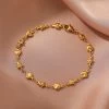 ICEEX 18k Gold Star Love Link Bracelet -Iceex S828f1ca3686a4cb29f1a80411720f19bV