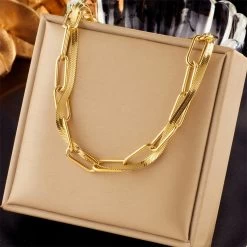 ICEEX 18k Gold Miami Snake Chain Set