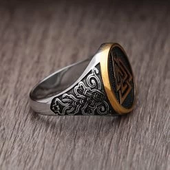 ICEEX Vintage Valknut Ring -Iceex S8bd302feeaad4edb9a3f32416fe64380o