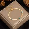 ICEEX 18k Gold Evil Eye Protection Bracelet -Iceex S8d810c32396542efa7d55dfd4683c1ddz