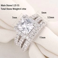 ICEEX 1.25 Crt Diamond Love Ring Set (2 Ring Piece Set) -Iceex S8ee63ff9bd3043029aefebc782dd8d2bp