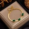 ICEEX 18k Gold Heart Stone Bracelet -Iceex S99454e06cec74d279a367b8c56d1d166G