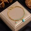 ICEEX 18k Gold Blue Stone Bracelet -Iceex S998c6161c8c44a41a4310123293837a6s