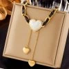 ICEEX 18k Gold Leather Strap Heart Pearl Cuban -Iceex S99a1ea31955b4652ac15534219475bde3