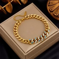 ICEEX The Marina 18k Gold Cuban Bracelet