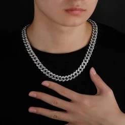 ICEEX Miami Curb Cuban Link Chain (Gold/Silver) -Iceex Sa552a6b6461a4cc4ac8d57bf295d0f253