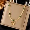 ICEEX 18k Gold Emerald Heart Rope Necklace Chain -Iceex Sae1e6da5562b4940bfcf6f4f4f8ad3eaH