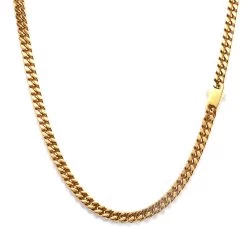 ICEEX 18k Gold Clasp Cuban Chain