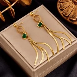 ICEEX 18k Gold Diamond Night Out Earrings