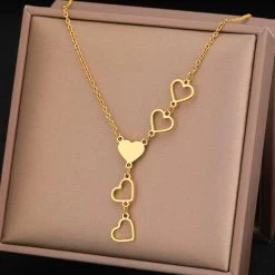 ICEEX 18k Gold The Love Path Necklace