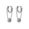 ICEEX Sterling Silver Cuban Pearl Earrings -Iceex Sb70d670b1a1b45d59d86e05d72b1a86fJ