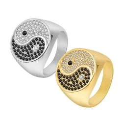 ICEEX Diamond Ying Yang Ring -Iceex Sbee4bdc58a0140f08e2a9bb3ef2bd325f