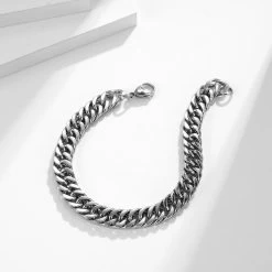 ICEEX 8MM Cuban Link Sterling Silver Bracelet -Iceex Sc0aeccfac723427f836b6674cd1bd2bfd