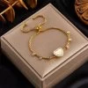 ICEEX 18k Gold Diamond Heart Bracelet -Iceex Sc61359f70fb644d6b0dbac7cd5231f96e