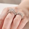 ICEEX 1.25 Crt Diamond Love Ring Set (2 Ring Piece Set) -Iceex Sd044f30696a3449cbdb37fff6f317132q