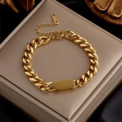 ICEEX 18k Gold El Carter Cuban Link Bracelet