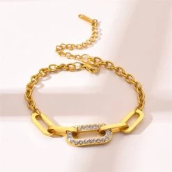 ICEEX 18k Gold Chained Diamond Bracelet -Iceex Sd79b83104b1a4ff0aed0e97388a00589q