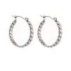 ICEEX Sterling Silver Micro Paved Link Earrings -Iceex Sd7ec6398b5bf400682916f6b23585f13H
