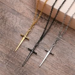 ICEEX Sword Knife Pendant Necklace