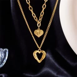 ICEEX 18K Gold Love Void Set -Iceex Se170984118a2449c978af86605e693404