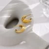 ICEEX 18k Gold French Classic Earrings -Iceex Se2498993e7f240adb9b3e0be39aa3e02e
