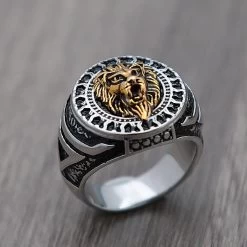 ICEEX Vintage Lion King Ring -Iceex Sf723e5d0e4124770ba417f5fa36605acu