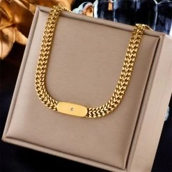 ICEEX 18k Gold Diamond Franko Chain