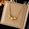 ICEEX 18k Gold Pearl Rally Snake Chain Necklace -Iceex Sfb25c794ef364d20a87bd0a3f6247edeR