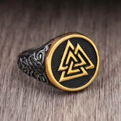 ICEEX Vintage Valknut Ring -Iceex Sfb7e4332228c408bb331df1c18896f3ep