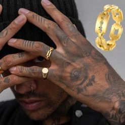 ICEEX Blade Cuban Link Ring -Iceex U17e02ec5fddc46cb855b98d450b997d5v