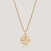 ICEEX North Star Gold Pendant Necklace -Iceex cftd15 104