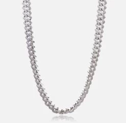 ICEEX 2-Tone Diamond Miami Cuban Link Chain (White Gold/Gold)