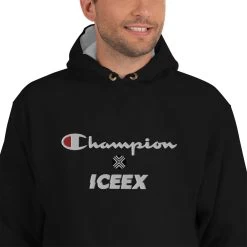 ICEEX Champion X ICEEX Moral Hoodie -Iceex mens champion hoodie black zoomed in 636aef6f57d71