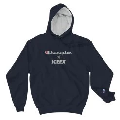 ICEEX Champion X ICEEX Moral Hoodie -Iceex mens champion hoodie navy front 636aef6f56e94