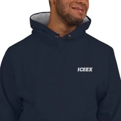 ICEEX Champion X ICEEX Hoodie -Iceex mens champion hoodie navy zoomed in 6367e21595953