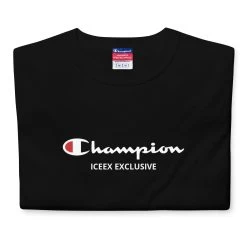 ICEEX Classic ICEEX Champion Vintage Tee -Iceex mens champion t shirt black front 6394ac8f3c489