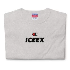 ICEEX Champion ICEEX Vintage TEE -Iceex mens champion t shirt oxford grey heather front 638a9ec18f2b7