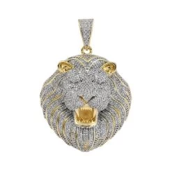 ICEEX Diamond Lion King Pendant (Cuban/Rope Chain) -Iceex product image 1267841906