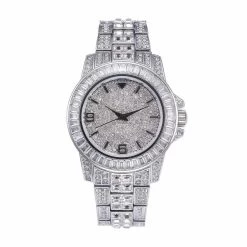 ICEEX 2-Tone Diamond Moissanite Baguette Watch -Iceex product image 1422286538