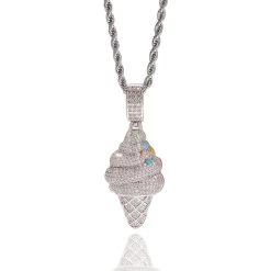 ICEEX Diamond Ice Cream Pendant