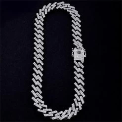 ICEEX 2-Tone Diamond Miami Cuban Link Chain (White Gold/Gold) -Iceex product image 1430932687