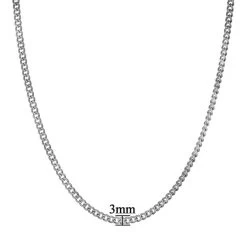 ICEEX French Paved 18K Gold / Sterling Silver Cuban Link Chain -Iceex product image 1480367516