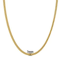 ICEEX French Paved 18K Gold / Sterling Silver Cuban Link Chain -Iceex product image 1480367517