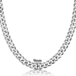 ICEEX French Paved 18K Gold / Sterling Silver Cuban Link Chain -Iceex product image 1480367520