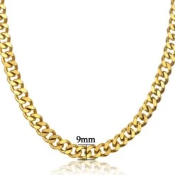 ICEEX French Paved 18K Gold / Sterling Silver Cuban Link Chain -Iceex product image 1480367521